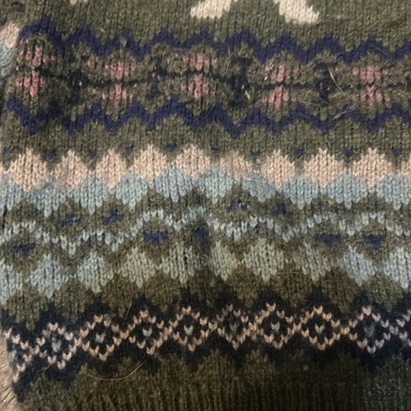 JCrew Crewcuts Fair Isle Polar Bear Sweater 6/7 - Picture 3 of 3